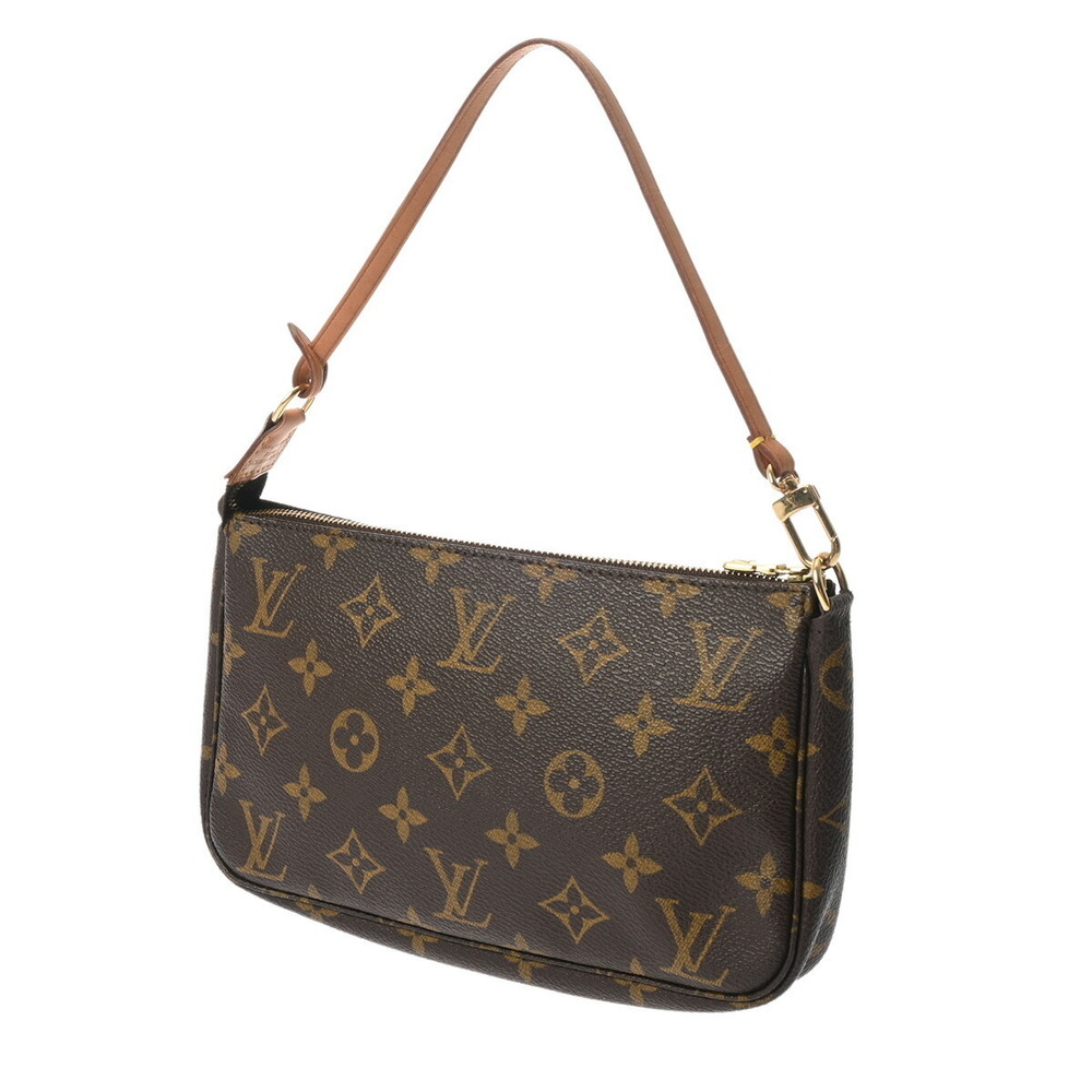 Louis Vuitton Monogram Canvas Pochette Brown Accessory Accessoires